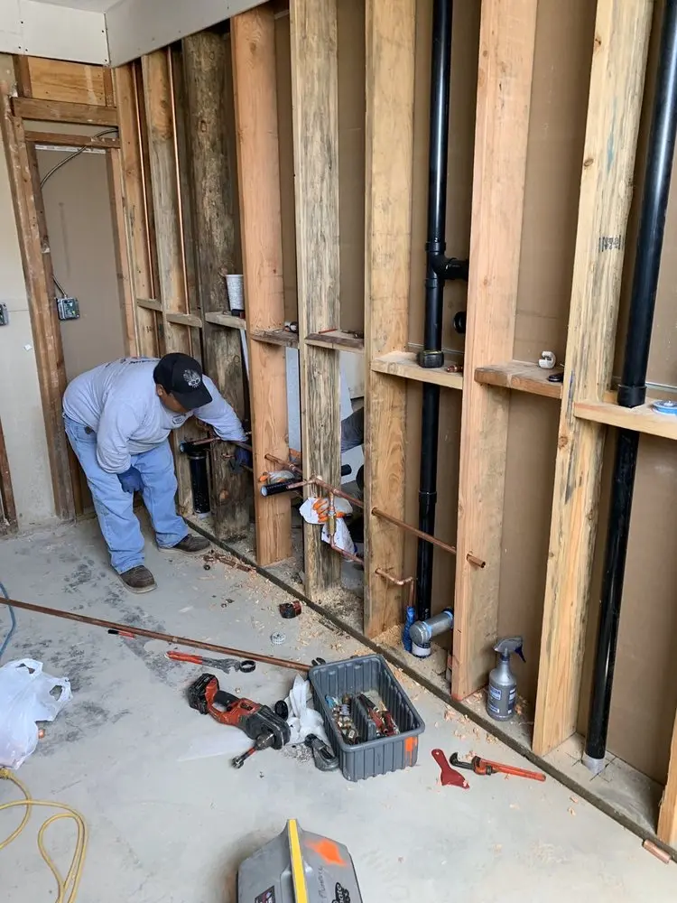 Commercial rough-in plumbing for Water Heater Replacement in Oldham Pines